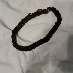 Black jewel necklace